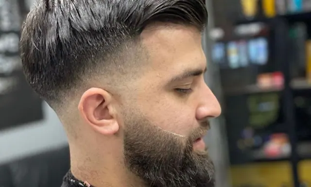 A crop and beard at Snipz Barber